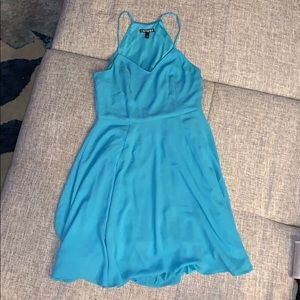 Teal dress express size zero